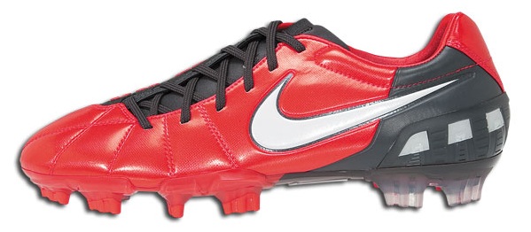 Nike Total90 Laser III in Challenge Red Released Soccer Cleats