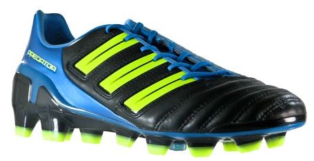 Adidas adiPower Predator in Black/Blue - Soccer Cleats