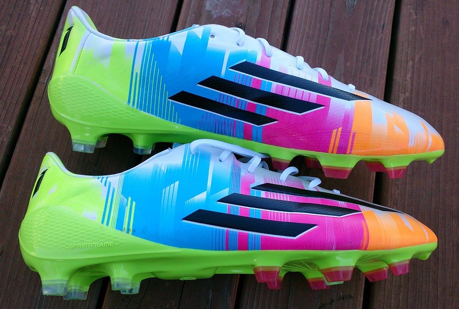 messi rainbow cleats