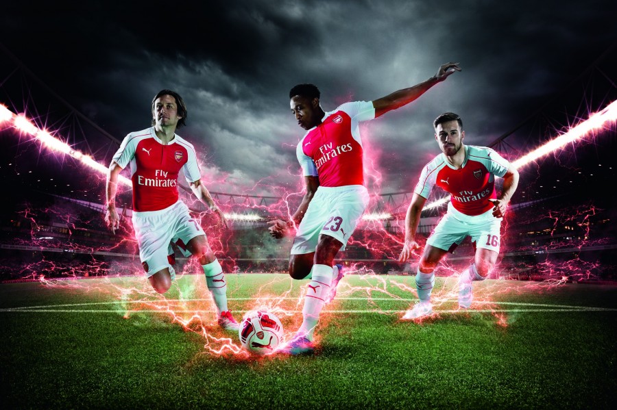 PUMA Launches the 2015-16 Arsenal Home 