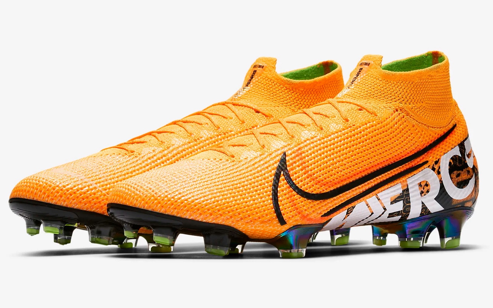 orange nike soccer cleats