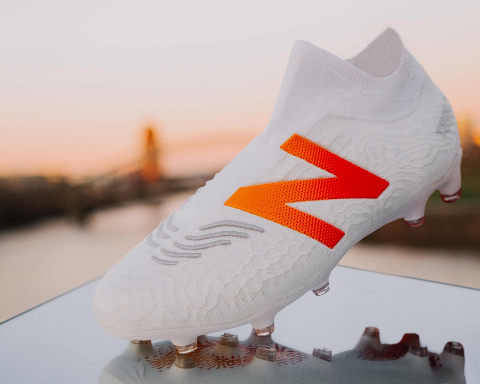 white new balance soccer cleats